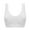 White, variant on ZenCart Women's Seamless Full Coverage Bra Wireless Push Up Bralette Pullover Workout Sports Bra for Yoga Running Daily Wear