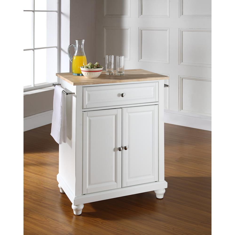 Crosley Furniture Cambridge Wood Top Portable Kitchen Island/Cart