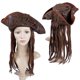 thumbnail image 1 of Tocado de Halloween capitán sombrero pirata peluca adulto personaje sombrero pirata personaje accesorio SONGY Ninguno Producto de importación No hay factura disponible, 1 of 2