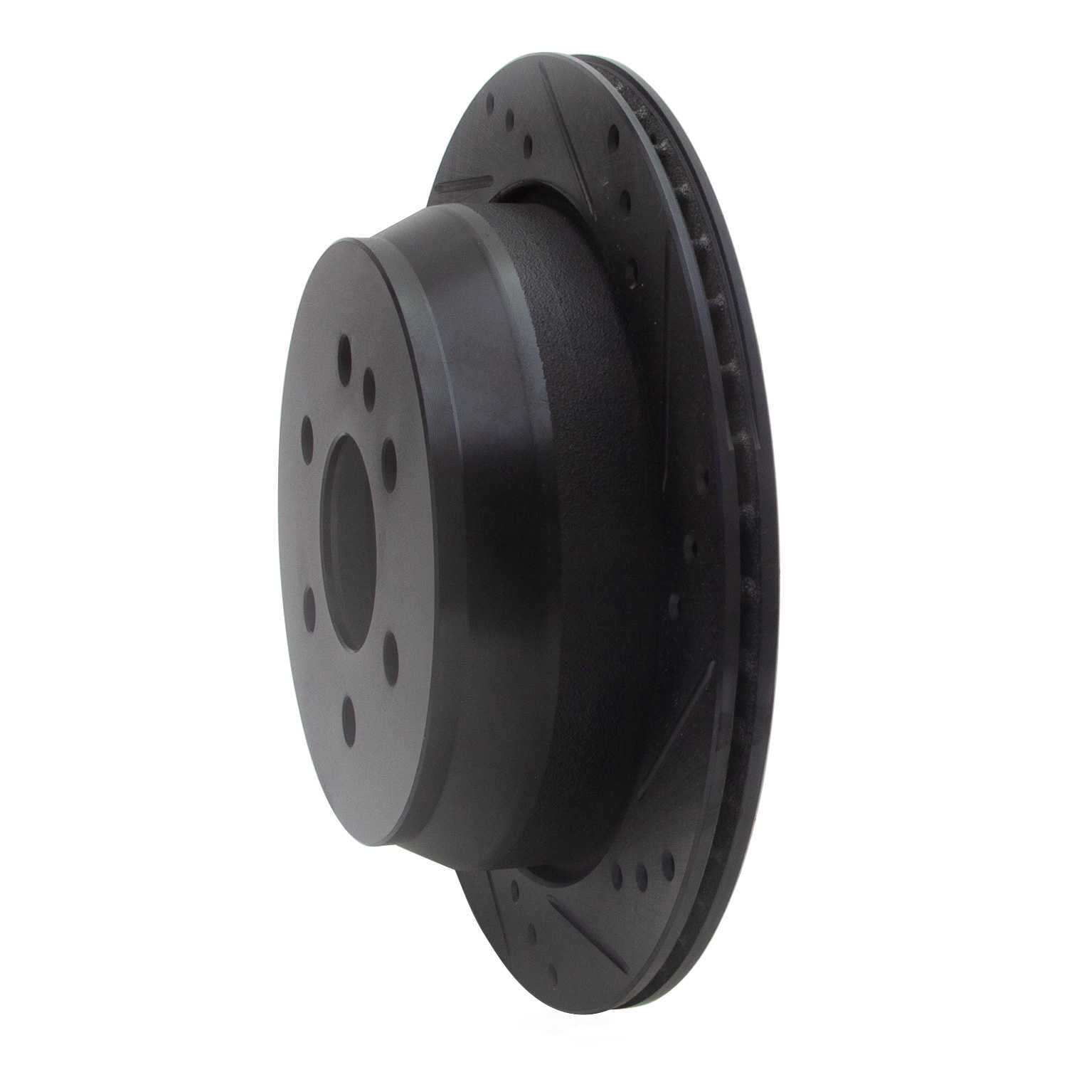 Dynamic Friction Company 633-48063R DFC Brake Rotor - Drilled And Slotted - Black