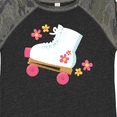 thumbnail image 4 of Inktastic Roller Skate Flowers Girls Toddler T-Shirt, 4 of 5