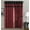 Dynasty, variant on 4-piece Black Red Jacquard Window Curtain Set Panels Valance with Jacquard Woven Fabric