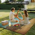 thumbnail image 5 of Fsddascl Turquoise Sky Hills Outdoor Rug for Patio/Deck/Porch, Non-Slip Large Area Rug 5 x 8 Ft, Vintage Country Landscape Indoor Outdoor Rugs Washable Area Rugs, Reversible Camping Rug Carpet, 5 of 5