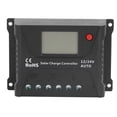 thumbnail image 2 of Controlador de carga solar PWM con pantalla LED y control de descarga con USB, 10 A, 12 V, 24 V para batería., 2 of 14