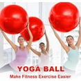 thumbnail image 5 of Pelota de Yoga, pelota de ejercicio de PVC, equilibrio de estabilidad, silla de pelota de Yoga, bomba rápida para entrenamiento físico, embarazo, oficina en casa, equipo de gimnasio, 5 of 5