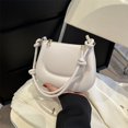 thumbnail image 4 of Bolso de mujer nuevo Rosa RU mujer lujoso hombro PU PVC cuero señora bolso cruzado teléfono monederos caso Tote bolsos de mujer, 4 of 5