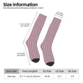 thumbnail image 3 of Knee High Socks for Women Red White And Blue Striped Long Tube Sock Uniform Socks, 3 of 7