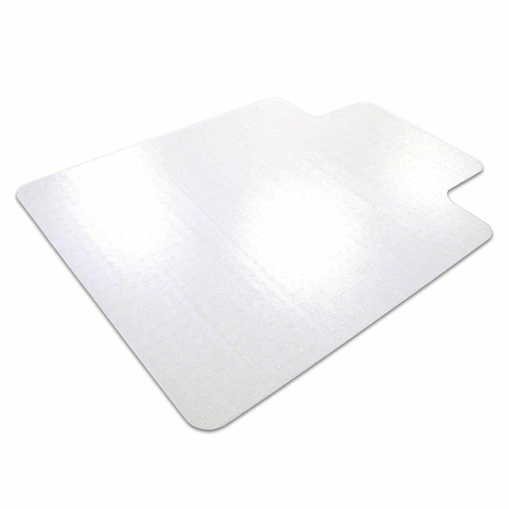 PVC Home-use Protective Mat for Floor Chair Transparent 90x120x0.2cm Non-slip 