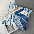 thumbnail image 7 of Blue and White Heron Bird Coastal Tropical Beach Sea Life Printed Premium Indoor/Outdoor Pillow Patio Decor Decoration Accent Throw Pillow, 7 of 7