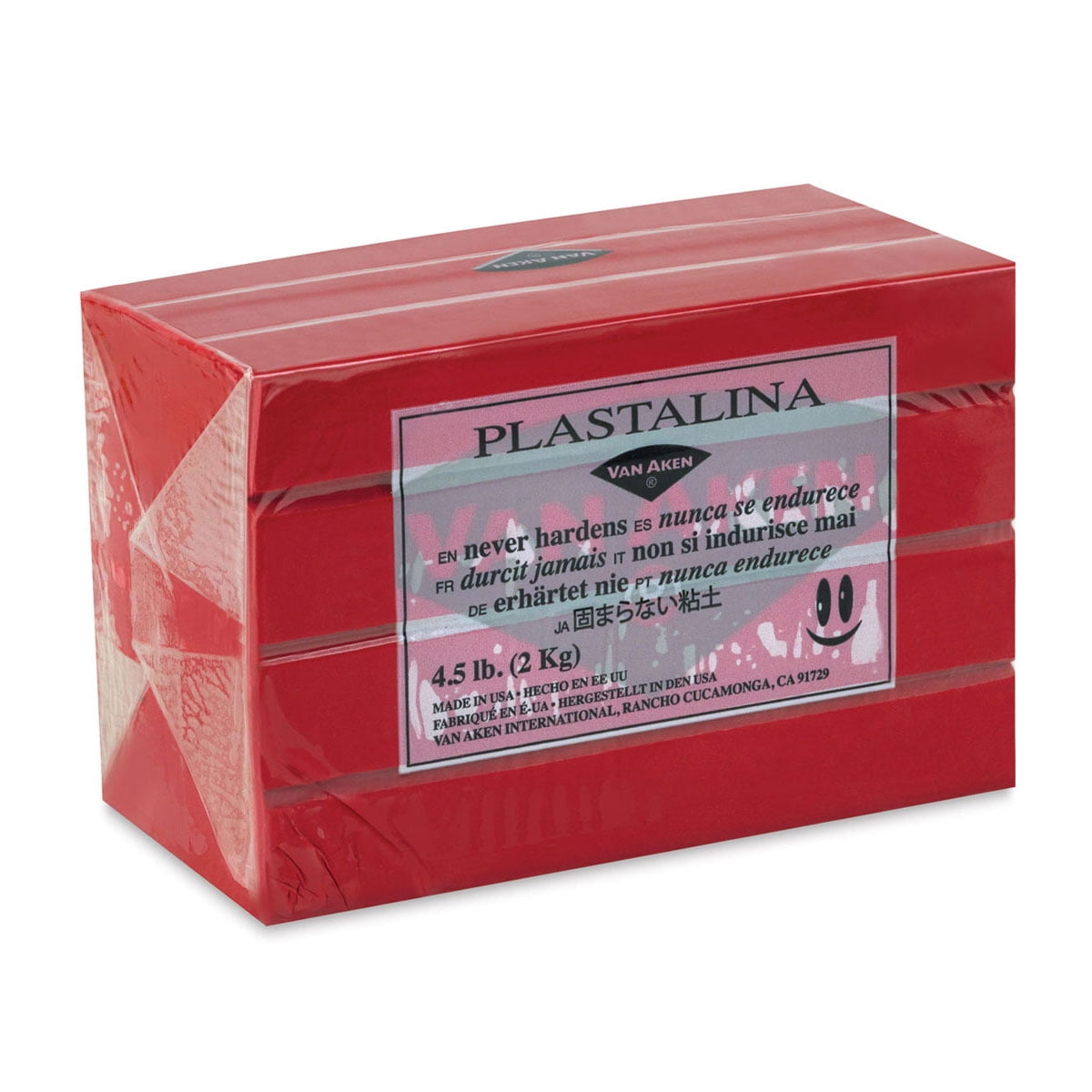 Van Aken Modeling Clay, 4.5 lbs., Red