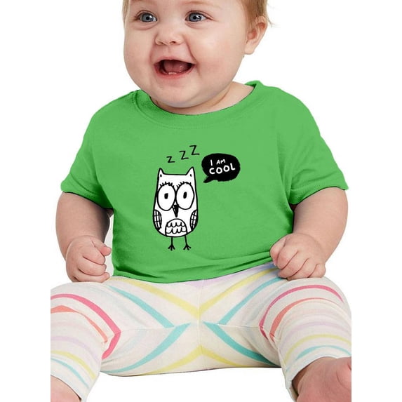 Doodle Owl I Am Cool T-Shirt Infant -Image by Shutterstock, 18 Months