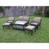 Mainstays Siesta 6-Piece Outdoor Conversation Set