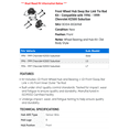 thumbnail image 2 of Front Wheel Hub Sway Bar Link Tie Rod Kit - Compatible with 1996 - 1999 Chevy K2500 Suburban 1997 1998, 2 of 2