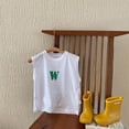 thumbnail image 2 of Generic boy dress shirt Toddler Kids Baby Boys And Girls Loose Casual Letter Sleeveless T Shirt Top Cool, 2 of 7