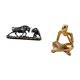 thumbnail image 5 of Estatua de escritorio,Figura decorativa de pelea de toros y osos,Figura de lector abstracto,Estatua de pensador abstracto,arte,artesanías,decoraciones,Figuras humanas decorativas para, 5 of 8