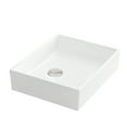 thumbnail image 2 of Karran Usa Vc-503 Valera 15-1/2" Rectangular Vitreous China Vessel Bathroom Sink - White, 2 of 5
