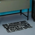 thumbnail image 5 of Anti Fatigue Floor Mats Groomer Stylist Barber Workstation Pawprint or Graffiti (Graffiti - Black), 5 of 8