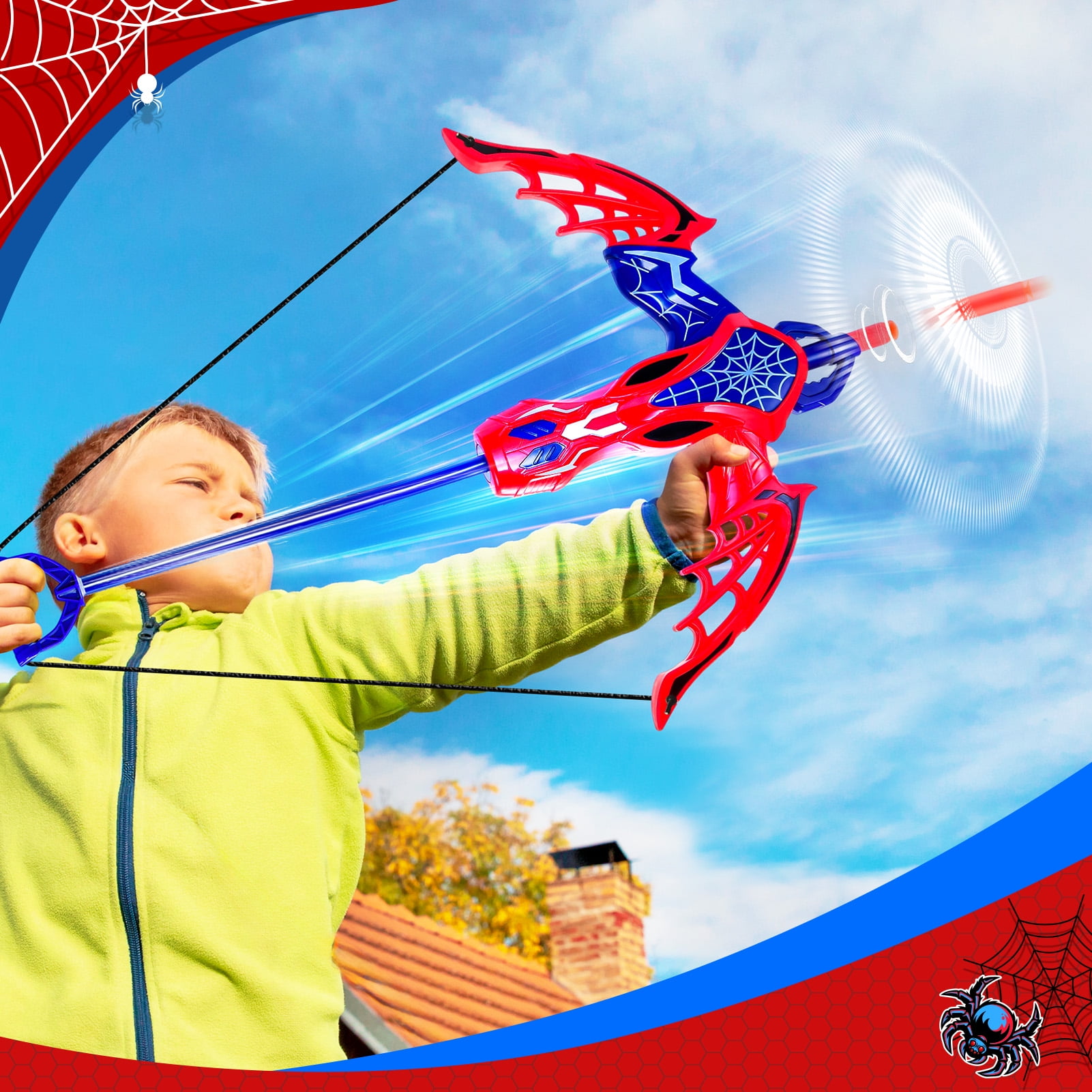 Bow and Arrow Set for Kids, Outdoor Toys Archery Set for 3-12 Year Old Kids Boys Girls, Gifts for Boys Ages 3 4 5 6 7 8 Year Old