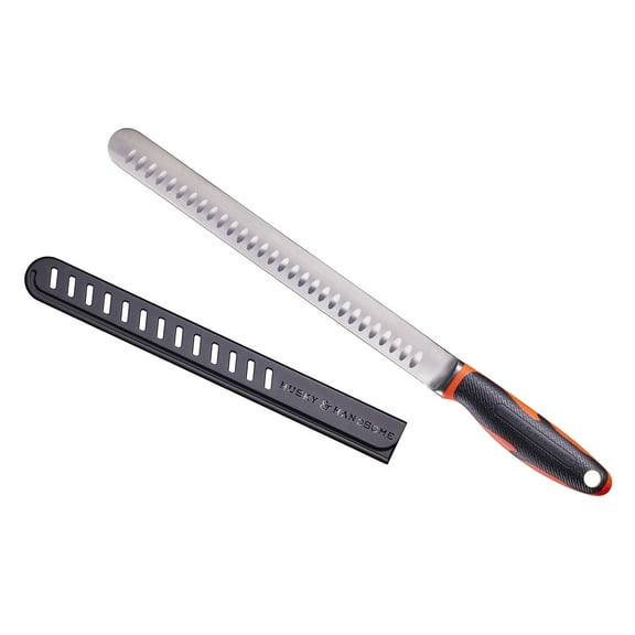 AC BBQ 12 in High-Carbon Steel Carving Knife with Protective Cover