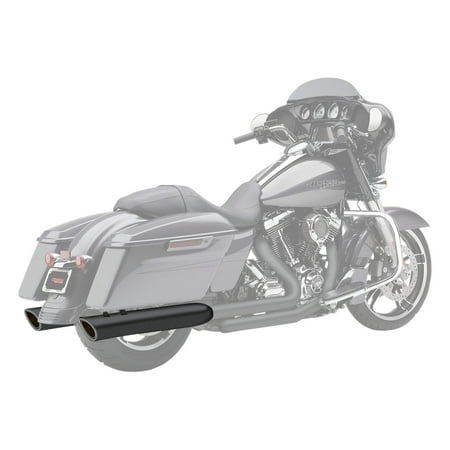 Cobra 909-Twins Raven Black Slip-On Mufflers (6108RB)
