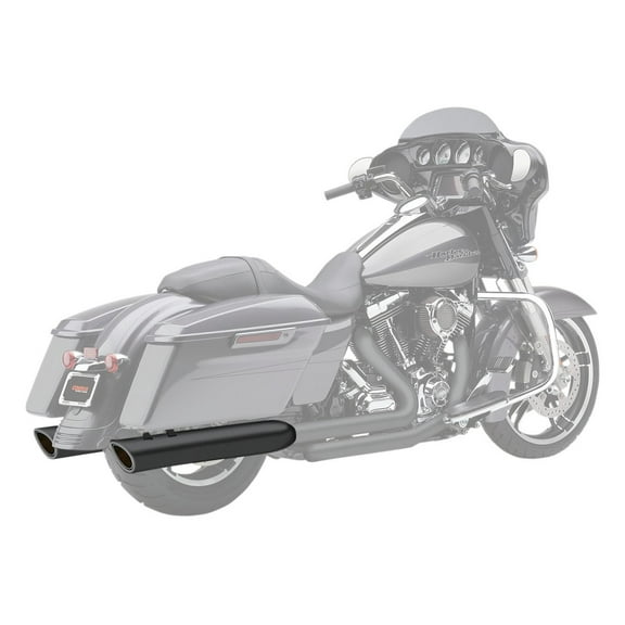 Cobra 909-Twins Raven Black Slip-On Mufflers (6106RB)
