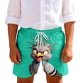 thumbnail image 2 of Pantalones cortos de playa para niños y niñas, de color liso, con estampado bonito, transpirables y con bolsillos, para verano, 2 of 9