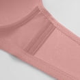 thumbnail image 5 of Ohufall Bra for Women Lace Print Wireless Gathered Thin Bra Solid Color Comfortable Breathable Daily Underwear,36-42B, 5 of 5