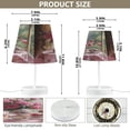 thumbnail image 3 of BZSMCE Table Lamp Creative Tea Set with Pink Roses Simple Pattern Night Light, 3 of 8