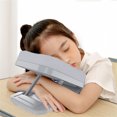 thumbnail image 3 of Matsuzay Almohada de siesta de escritorio en forma de U, almohada de viaje plegable más nueva, cojín de cara de escritorio para la escuela de oficina, Juegos de cama cielo gris oscuro Matsuzay HA008290-02B, 3 of 6