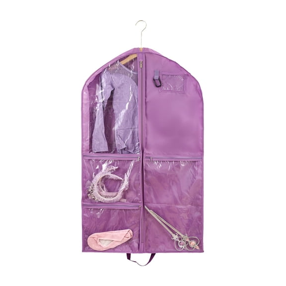 Garment Bag for Travel Storage,Dance Costumes Competition Bag,Girls Dress Recital Dance Bag Kids Garment Bags for Hanging Clothes