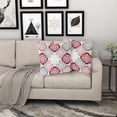 thumbnail image 3 of Red Boho Pillow Covers 18x18 Inch Pack of 2 Bohemian Gray and Red Floral Throw Pillow Covers Modern Burgundy Grey Flower Pillowcase Cotton Square Cushion Cover for Bedroom Sofa Couch Indoor Home Decor, 3 of 6