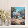 thumbnail image 2 of UXIEQU Cozy Cottage Garden Landscape Oil Canvas Wall Art Print 15.75x11.81 Inches, 2 of 8