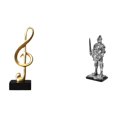 thumbnail image 1 of Figura de escritorio,Escultura de notas musicales para escritorio,oficina o decoración del hogar,Figura de escritorio,Estatua de caballero,artesanía, 1 of 8