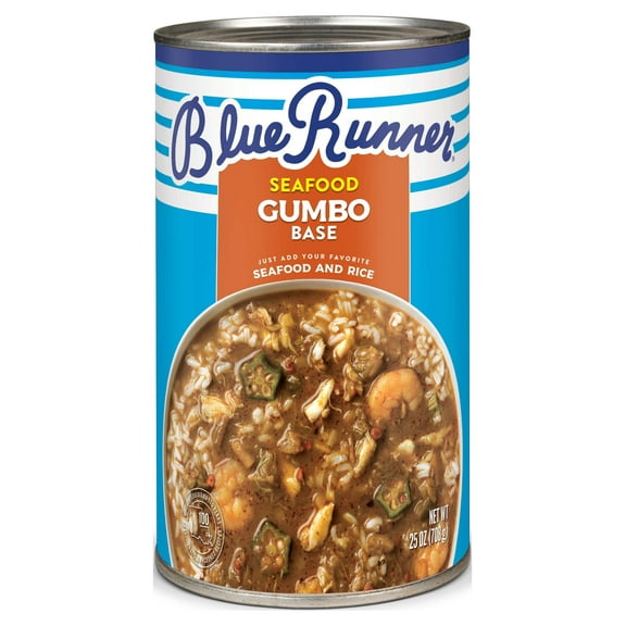 Blue Runner Foods Creole Seafood Gumbo Base, 25 oz Can