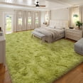 thumbnail image 2 of Janvonne 8x10 Fluffy Area Rugs Living Room, Large Plush Bedroom Carpet, Non-Slip Upgraded Indoor Thick Soft Rug, Modern Plush Carpet Suitable for Kids Home Decor Aesthetics Dorm, Red., 2 of 8