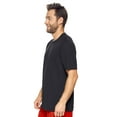 thumbnail image 2 of Expert Brand USA-Made Men's Siro Activewear Crewneck T-Shirt, Black, Large, 2 of 5