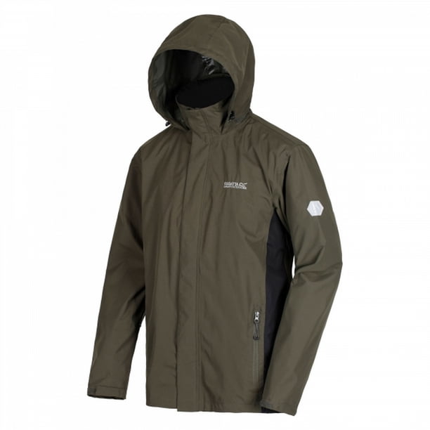 Regatta Great Outdoors - Chaqueta Impermeable con Capucha Modelo Classic Matt para Hombre (Tikka) Regatta UTRG919_burnttikka