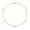 Vermeil, variant on Five Stone Station Link Bracelet for Women | 2MM Round Lab Created Moissanite Bezel Set Dangling Solitaire Bracelet | 14K Yellow Gold Over Sterling Silver (0.15Ctw)-7.00 Inch