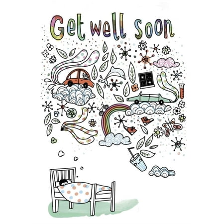 Get Well Soon Doodle: Dreams (Paperback)