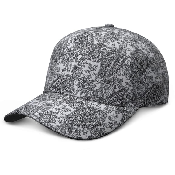 Artistic Wildflower Baseball Cap – Vintage Floral Dad Hat with Country Bloom and Watercolor Nature Print, Comfortable Adjustable Fit