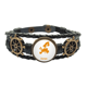 thumbnail image 1 of Europa ilustración mapa patrón amarillo Pulsera marina tejida en cuero, 1 of 4