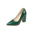 thumbnail image 1 of Amzcrzy Zapatos de mujer,Zapatos de mujer,Zapatillas de mujer, Zapatos de tacón alto con punta puntiaguda y tacón grueso para mujer, informales, multicolores Sandalias Mujer Zapatillas De Casa, 1 of 4