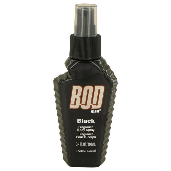 Bod Man Black Body Spray for Men, 3.4 oz