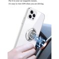 thumbnail image 5 of Compatible with iPhone 14 Pro Max Case Cell Phone Crystal Clear 360°Kickstand with Ring Holder Magnetic Back Shockproof Protective Liquid Silicone Shell with Bumper Flexible Soft TPU, 5 of 16