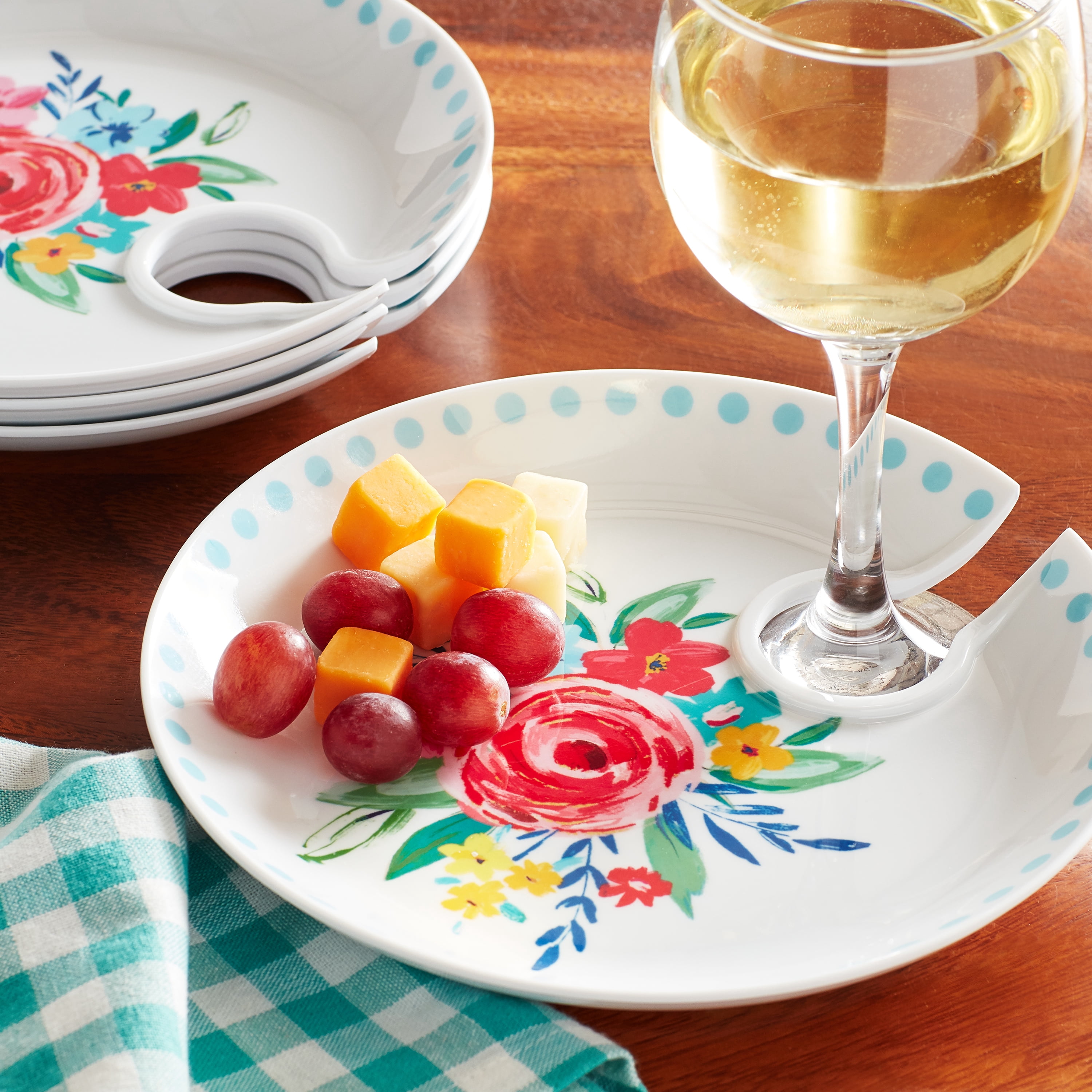 The Pioneer Woman Floral Melamine Mingling Boards, Set of 4