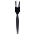 thumbnail image 2 of Dixie Medium-Weight Disposable Plastic Forks by GP Pro 1000/Carton - Polystyrene - Black, 2 of 3