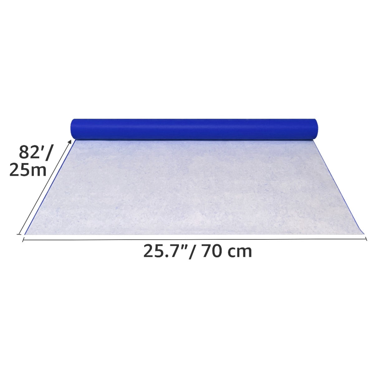 UOFFICE Colored Blue Kraft Paper Roll, 25.7 x 82'