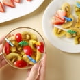 thumbnail image 7 of Pnellth 10Pcs Fruit Fork Dinosaur Shape Cake Fruit Toothpick Reusable Children Food Picks for Bento Lunch Decoration, 7 of 7