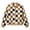 Khaki, variant on Zijinkuiwen Women Checkered Print Bomber Jacket Zip Up Long Sleeve Ribbed Trim Outerwear for Casual Daily Wear