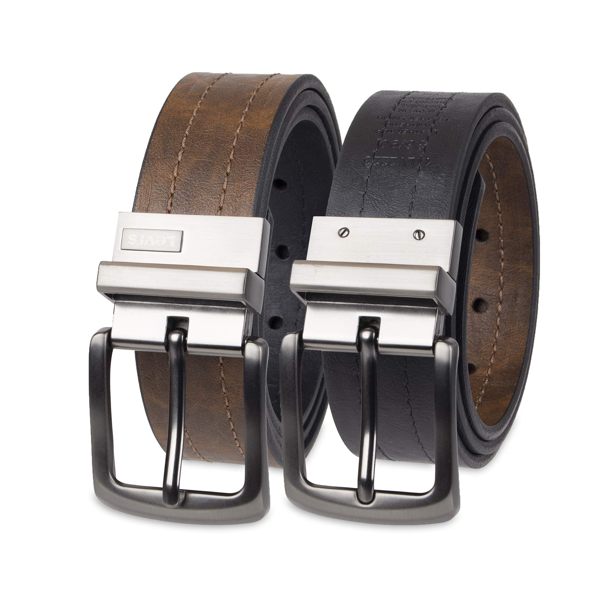 Levi's Men's Reversible Leather Stretch Belt, Brown/Black, Medium | Walmart  Canada